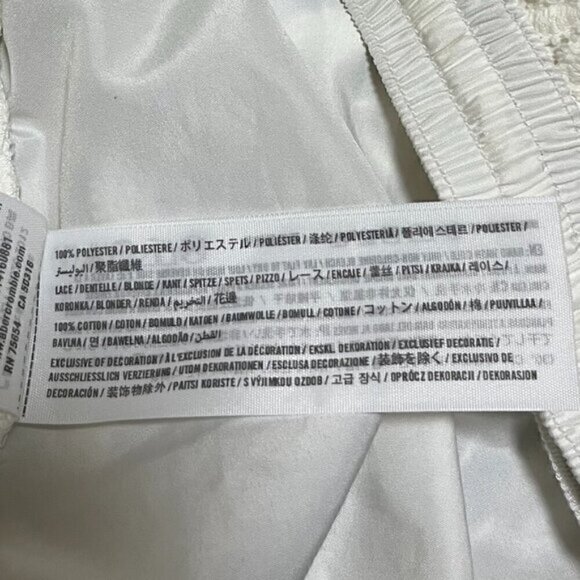 Abercrombie & Fitch Crochet Lace High Rise Boho Shorts - Picture 6 of 6